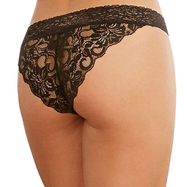 Lace Panty with Front Criss-Cross Detail