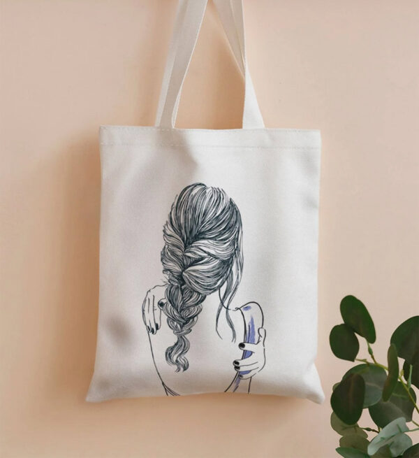 reusable bag, canvas, bag, shopping bag, graphic bag