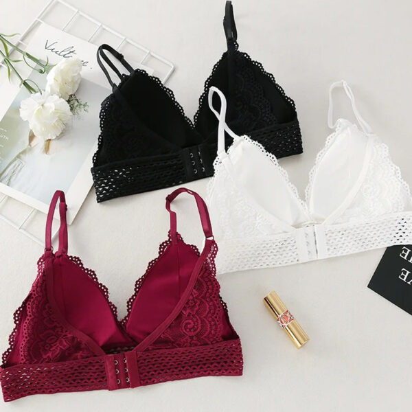 Stretch Floral Lace Bralette Set